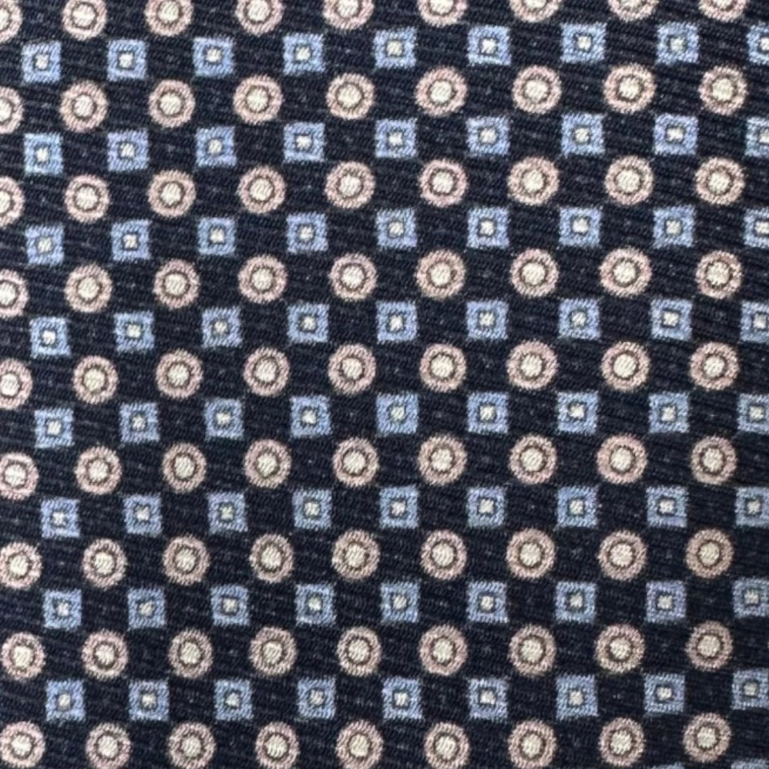 HENRY SARTORIAL X FLORENCE STYLE Saglione Silk Tie NAVY - Henry Bucks