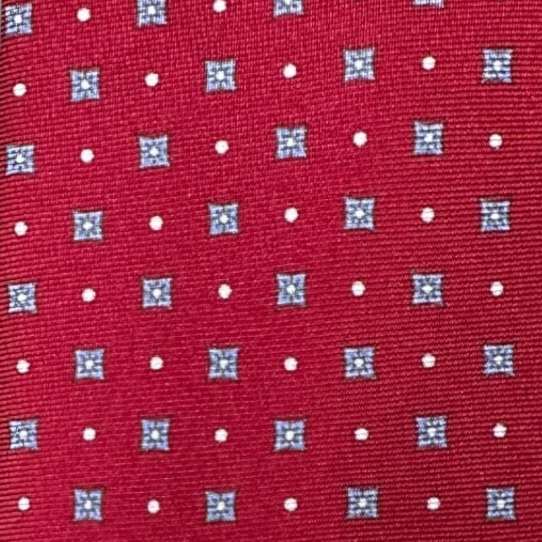 HENRY SARTORIAL X FLORENCE STYLE Twill Fantasia Tie RED - Henry Bucks