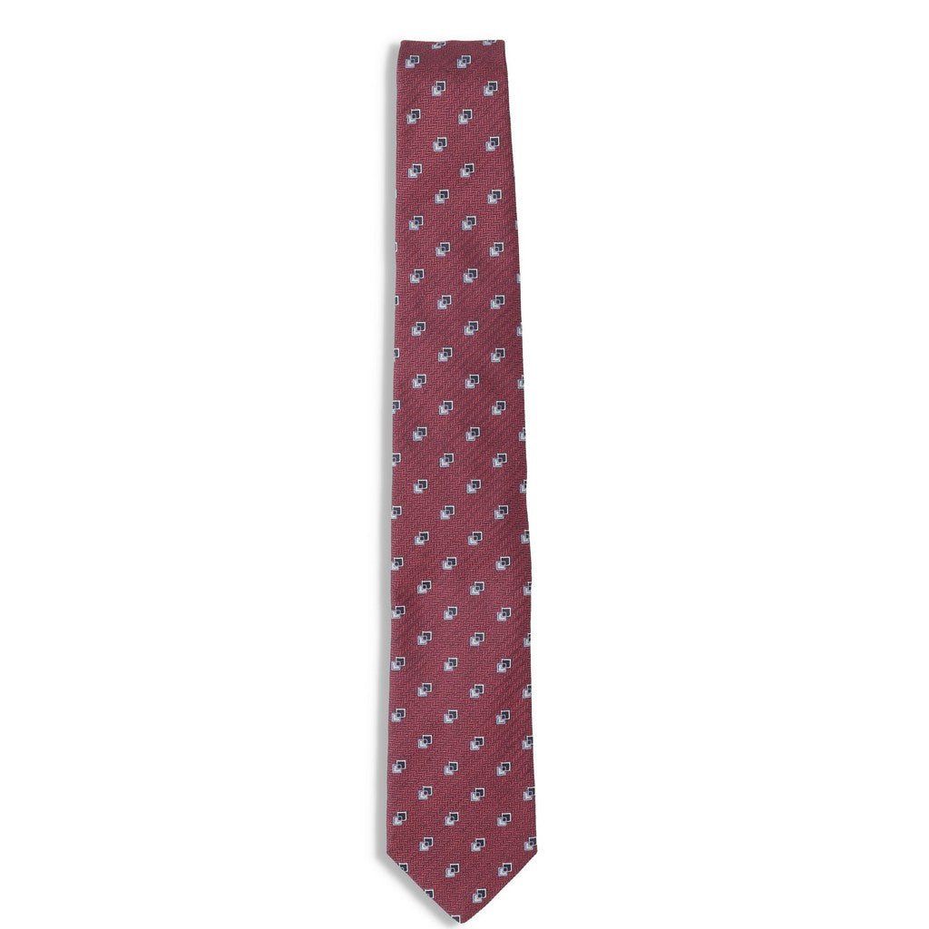 HENRY SARTORIAL X FLORENCE Woven Tie BURGUNDY - Henry Bucks