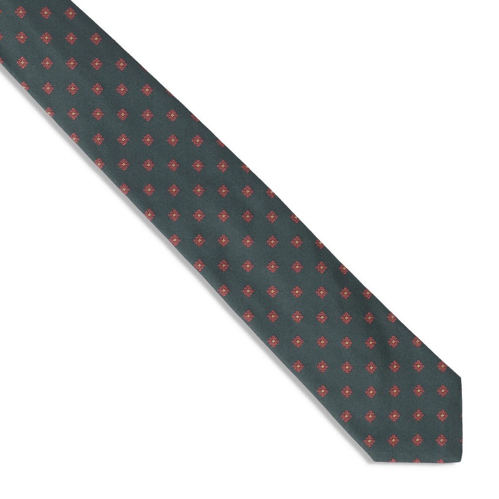 HENRY SARTORIAL X FLORENCE Woven Tie EMERALD - Henry Bucks