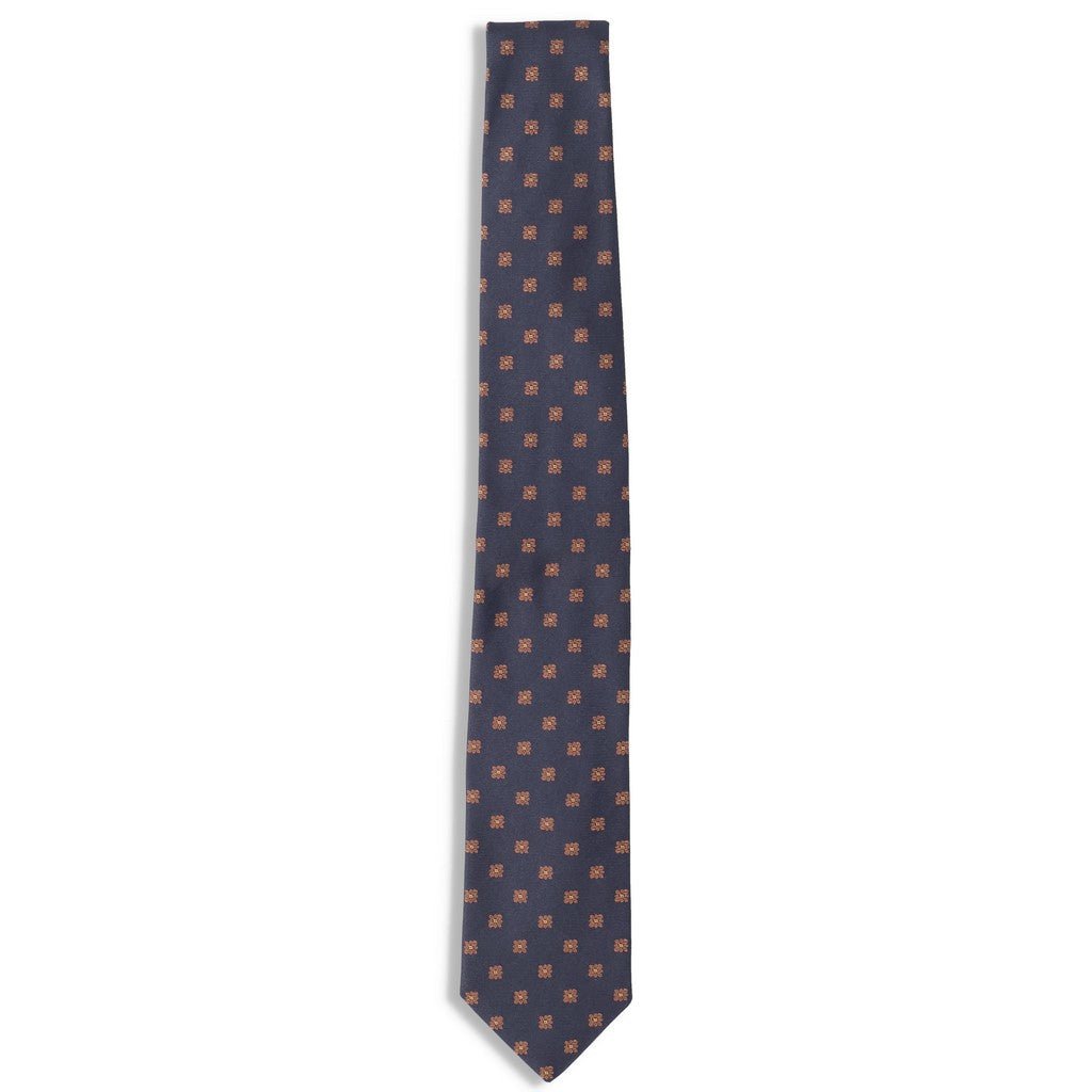 HENRY SARTORIAL X FLORENCE Woven Tie NAVY - Henry Bucks