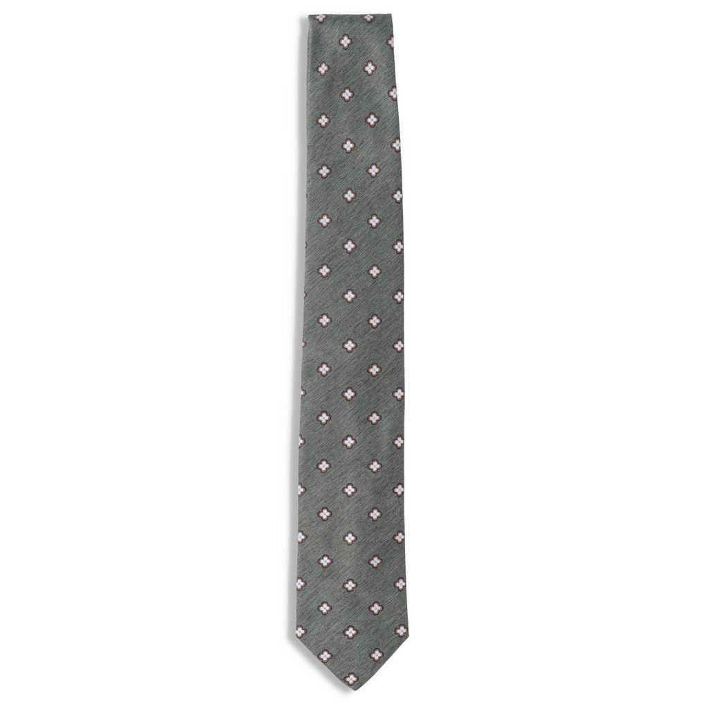 HENRY SARTORIAL X FLORENCE Woven Tie OLIVE - Henry Bucks
