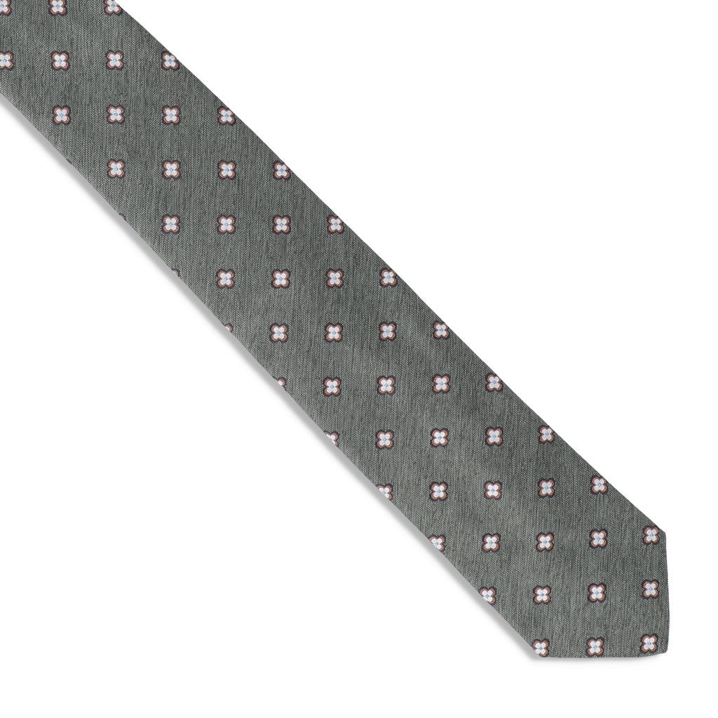 HENRY SARTORIAL X FLORENCE Woven Tie OLIVE - Henry Bucks