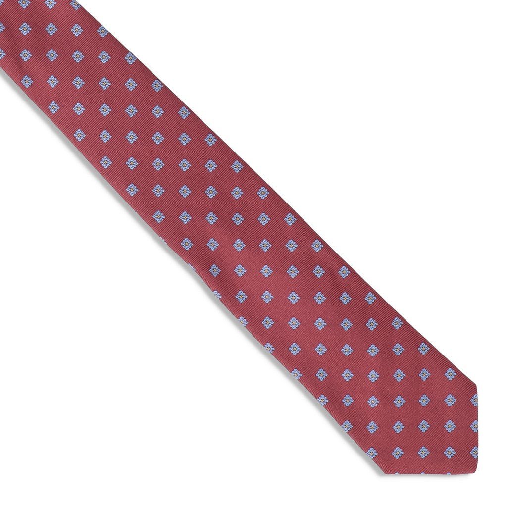 HENRY SARTORIAL X FLORENCE Woven Tie RED - Henry Bucks