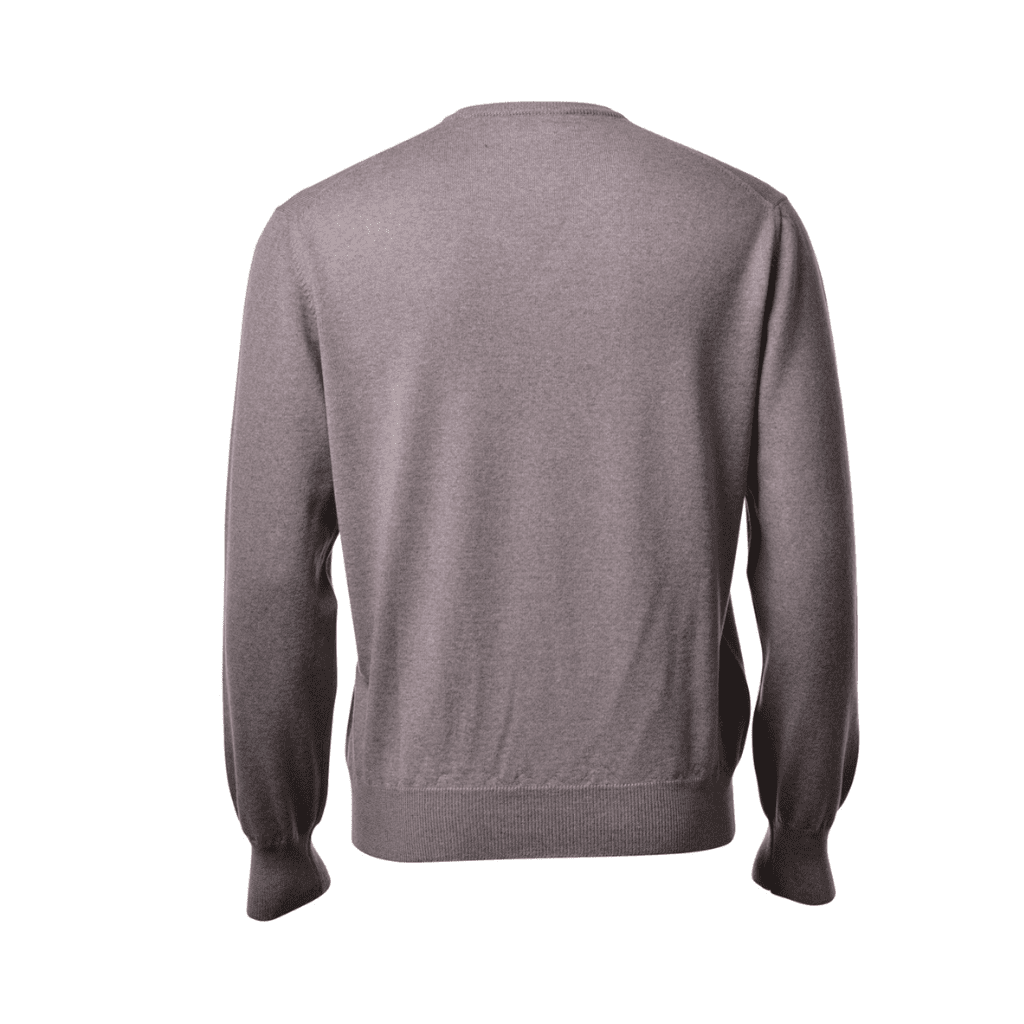 HENRY SARTORIAL X GRAN SASSO Wool Classic Fit Crew Knit GREY (*Preorder) - Henry Bucks
