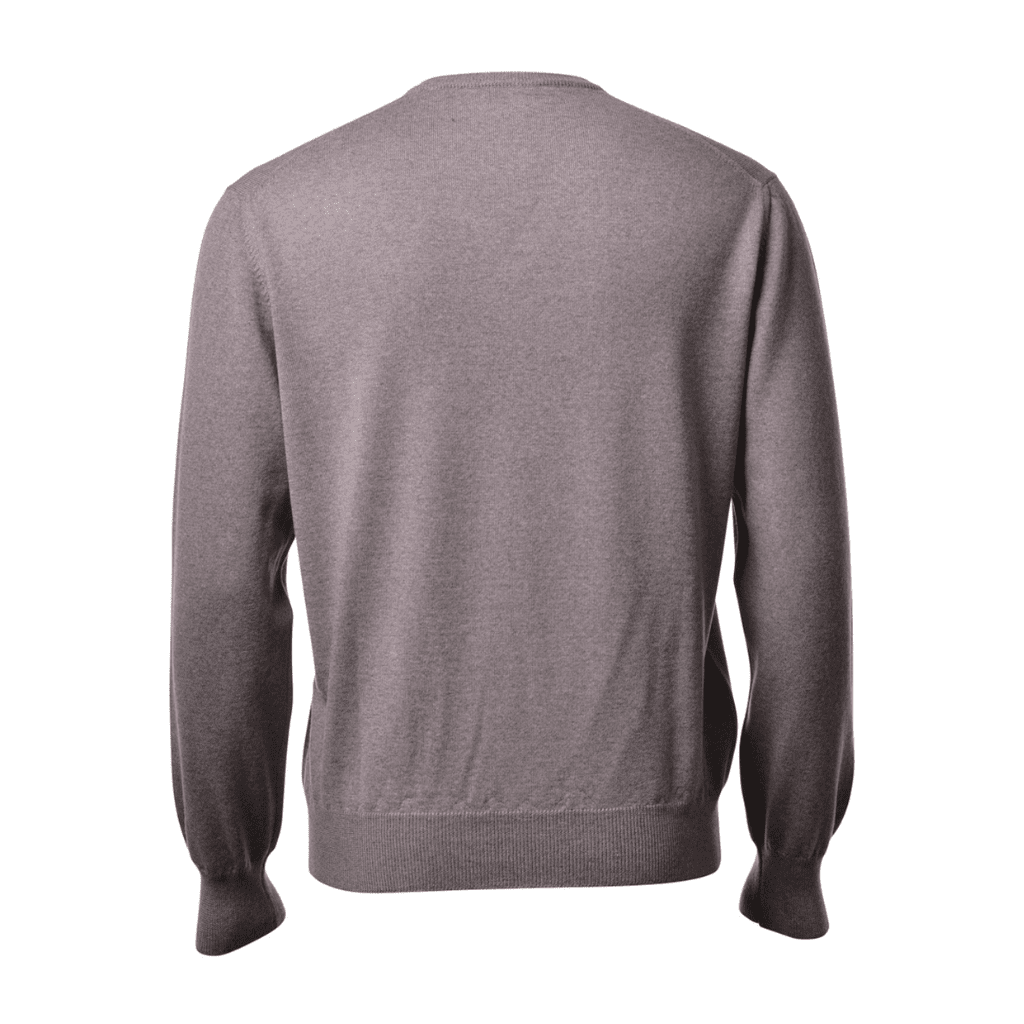 HENRY SARTORIAL X GRAN SASSO Wool Classic V Neck Knit GREY (*Preorder) - Henry Bucks