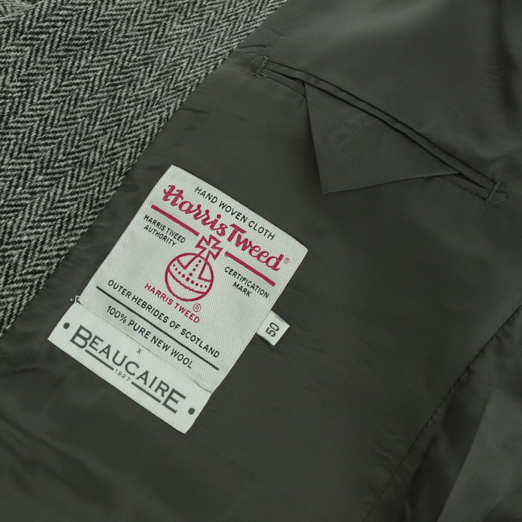 HENRY SARTORIAL X HARRIS TWEED Classic Blazer GREY REG - Henry Bucks