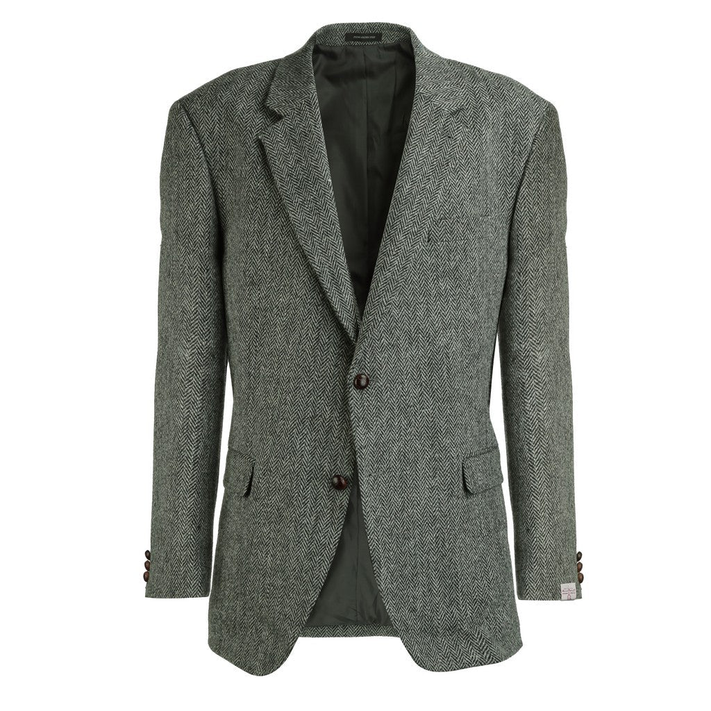 HENRY SARTORIAL X HARRIS TWEED Classic Blazer GREY REG - Henry Bucks