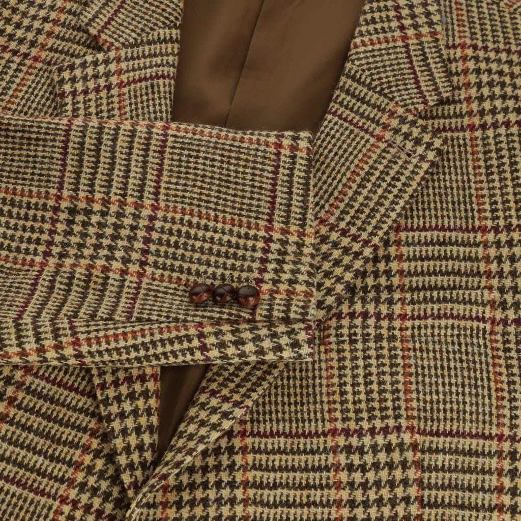 HENRY SARTORIAL X HARRIS TWEED Classic Blazer TAN REG - Henry Bucks