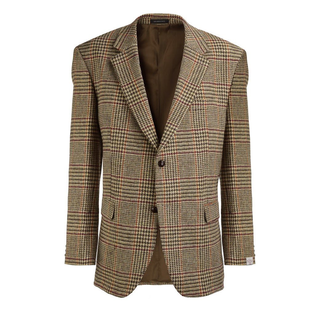 HENRY SARTORIAL X HARRIS TWEED Classic Blazer TAN REG - Henry Bucks