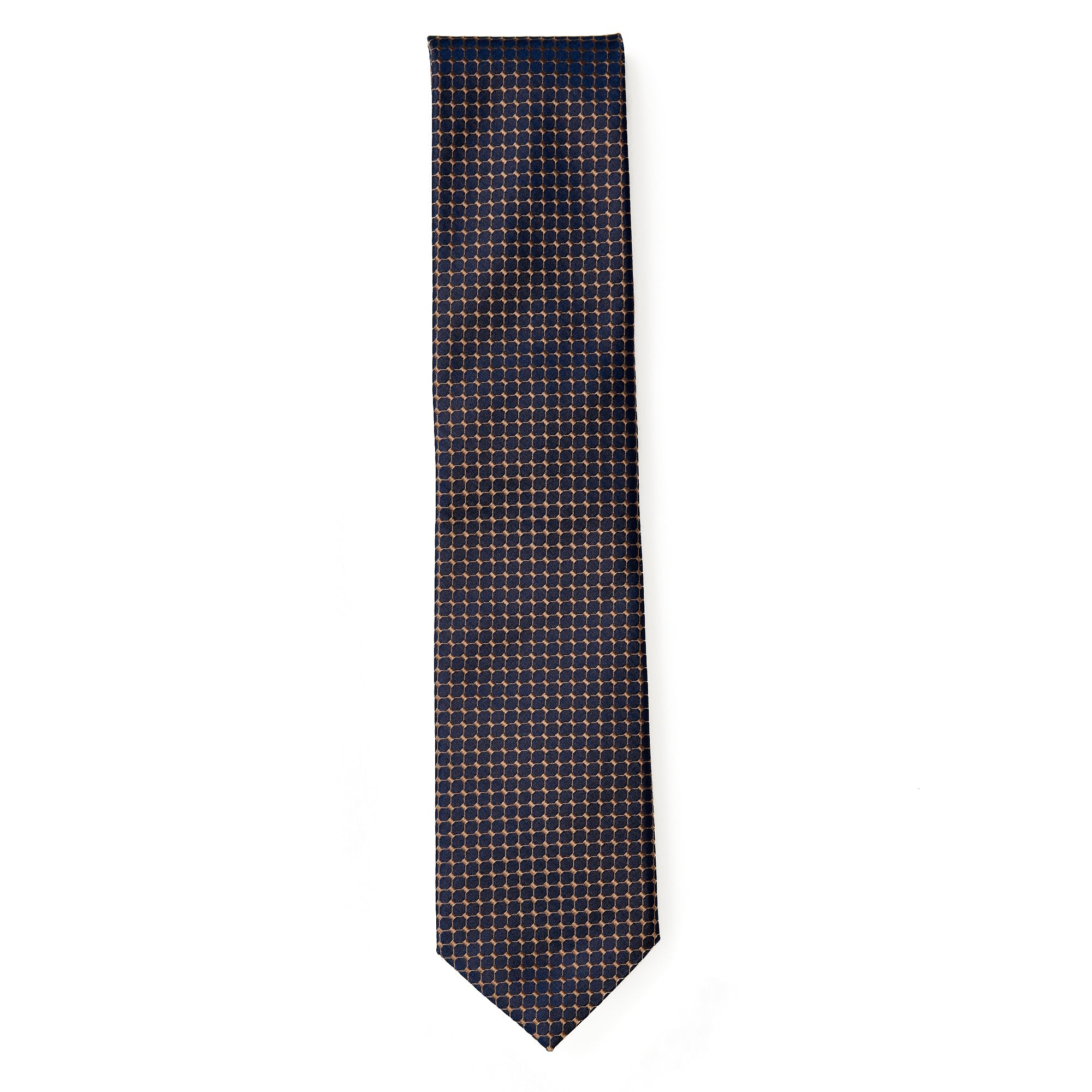 HENRY SARTORIAL x HEMLEY Printed Tie NAVY - Henry BucksTies13AW230072 - NAVY