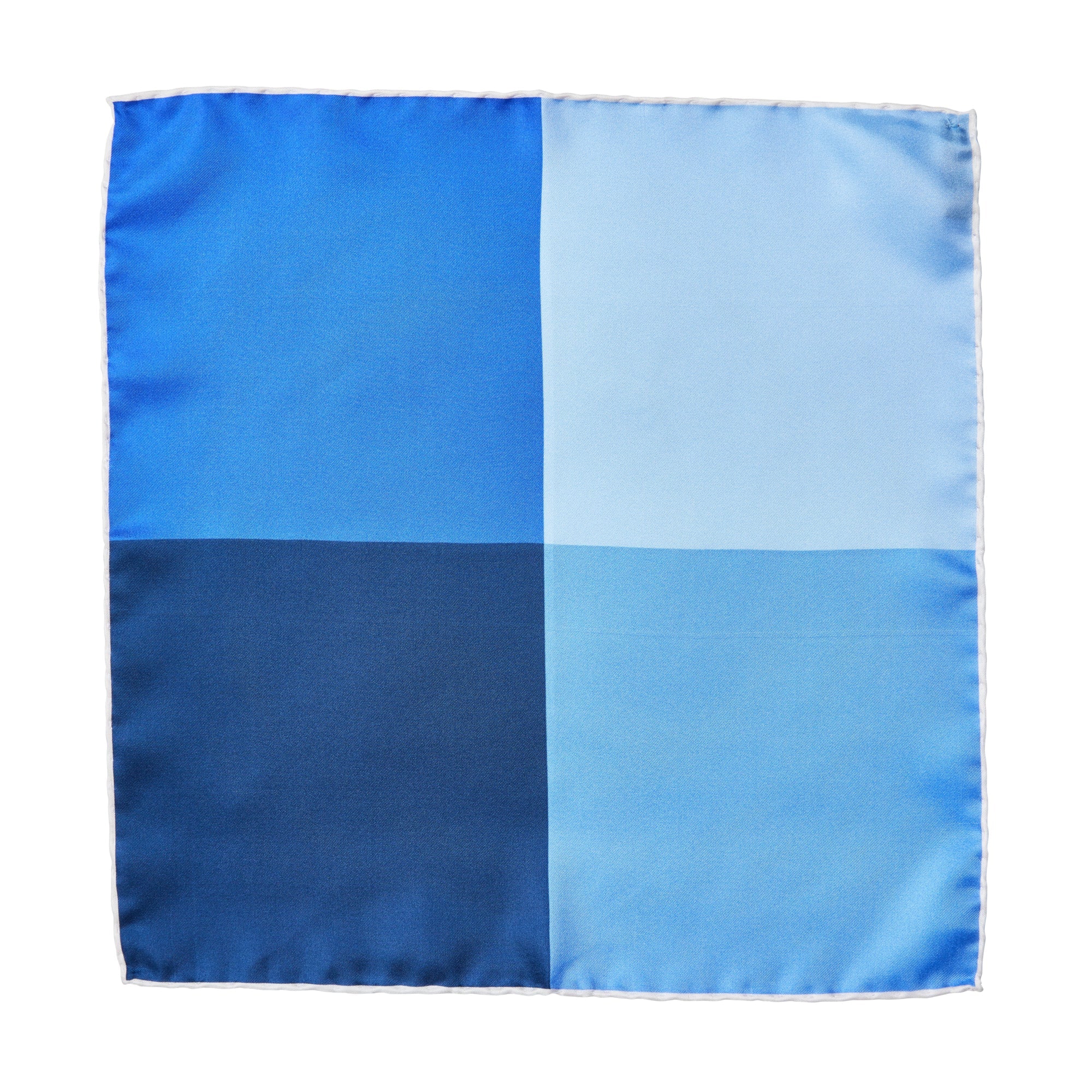 HENRY SARTORIAL x HEMLEY Silk Pocket Square BLUE - Henry Bucks