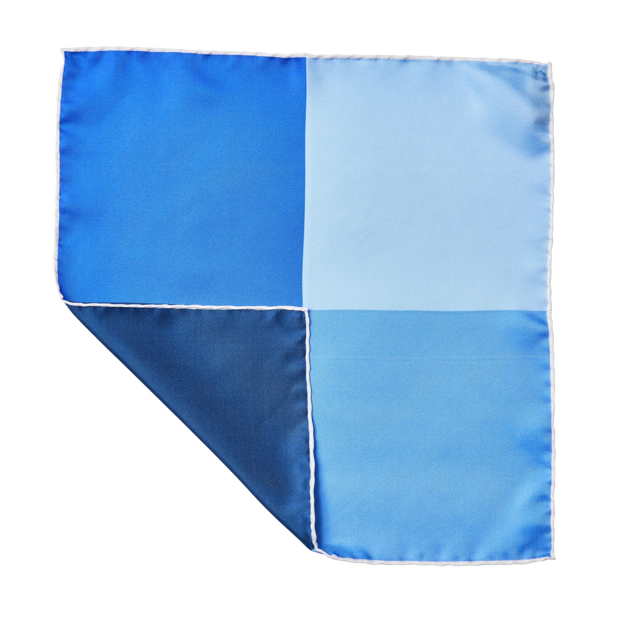 HENRY SARTORIAL x HEMLEY Silk Pocket Square BLUE - Henry Bucks