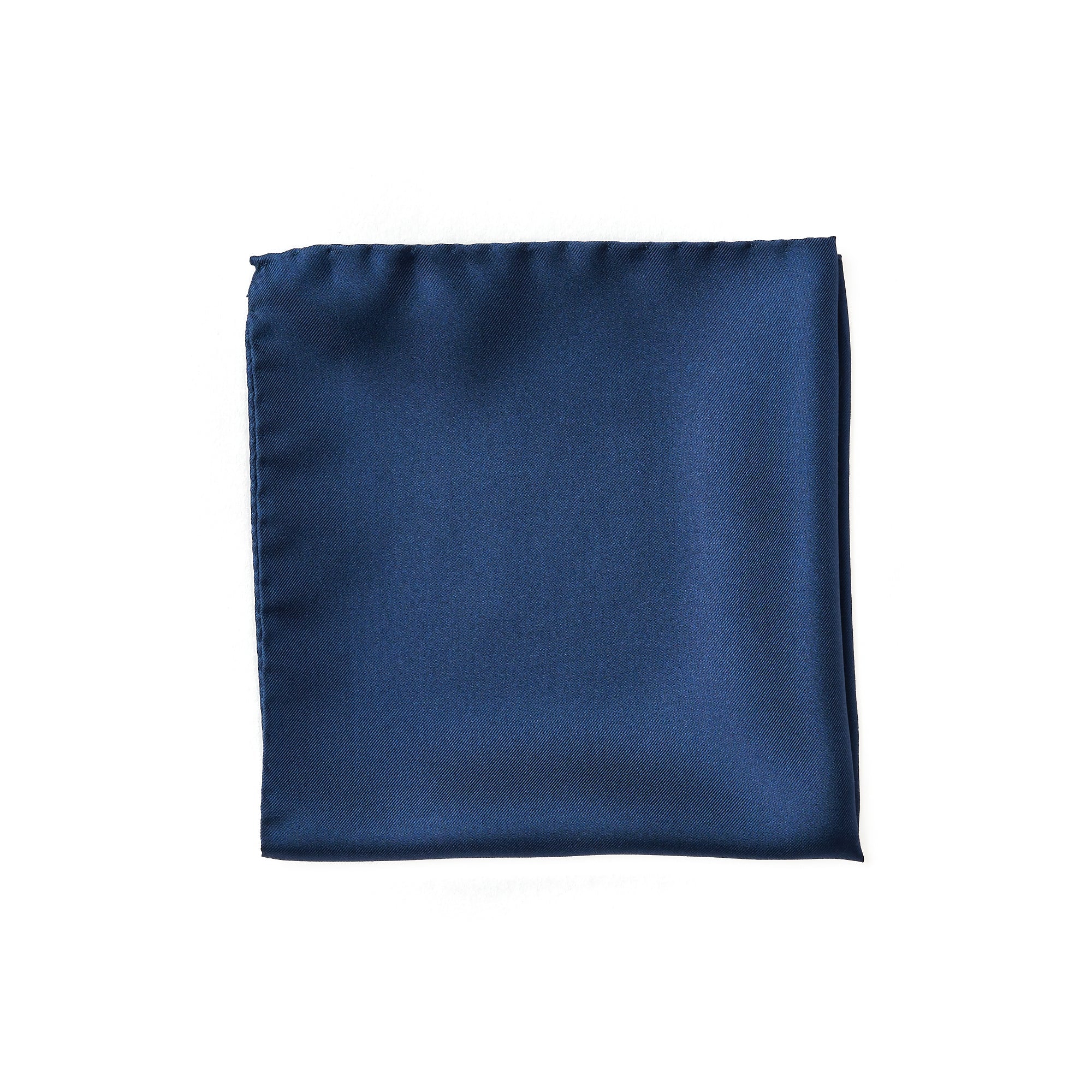 HENRY SARTORIAL x HEMLEY Silk Pocket Square NAVY - Henry BucksPocket Squares52AW230088 - NAVY