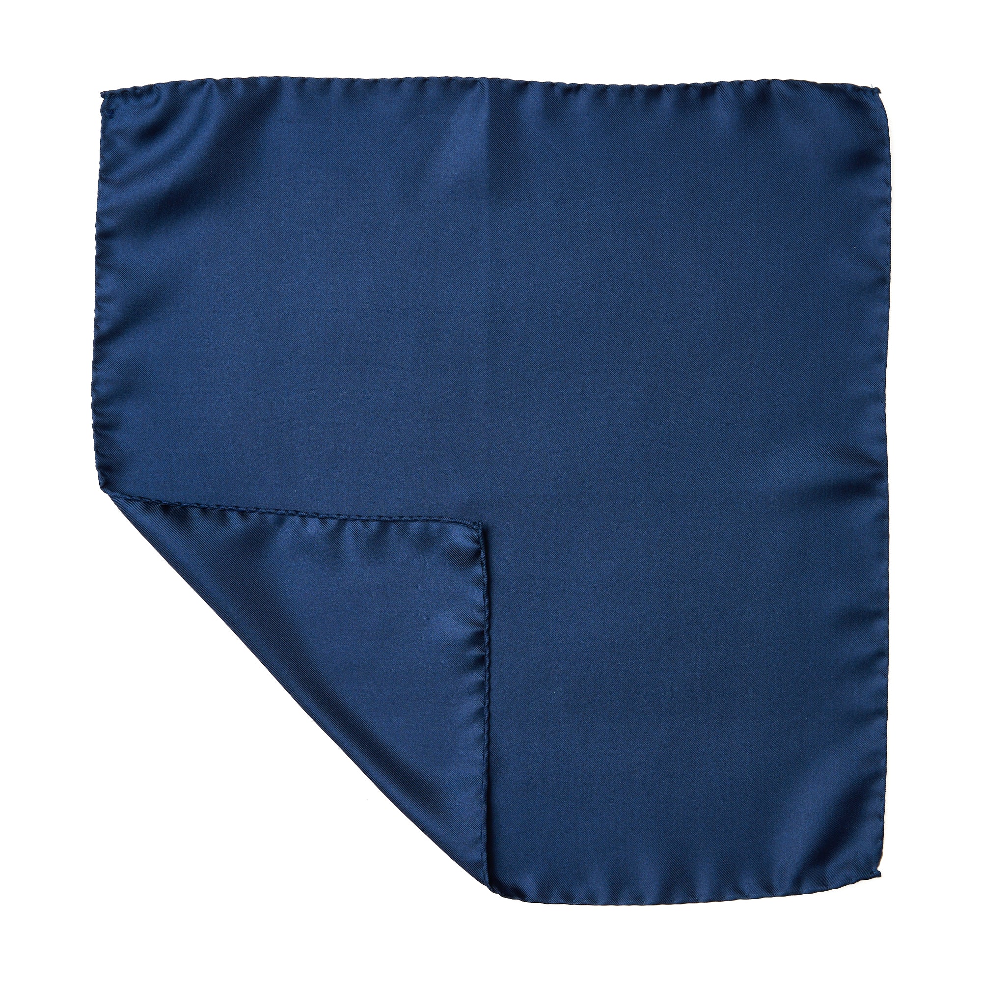 HENRY SARTORIAL x HEMLEY Silk Pocket Square NAVY - Henry BucksPocket Squares52AW230088 - NAVY