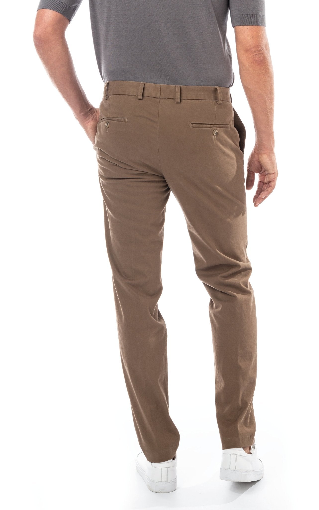 HENRY SARTORIAL X HILTL Chino with Slant Pocket SAND - Henry BucksChinos38AW230098 - SAND - 48