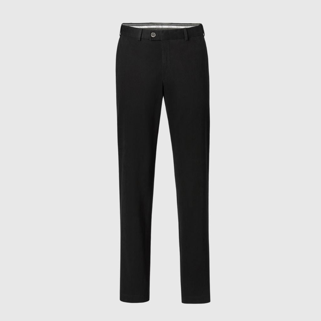 HENRY SARTORIAL X HILTL Cotton Stretch Chino BLACK - Henry Bucks