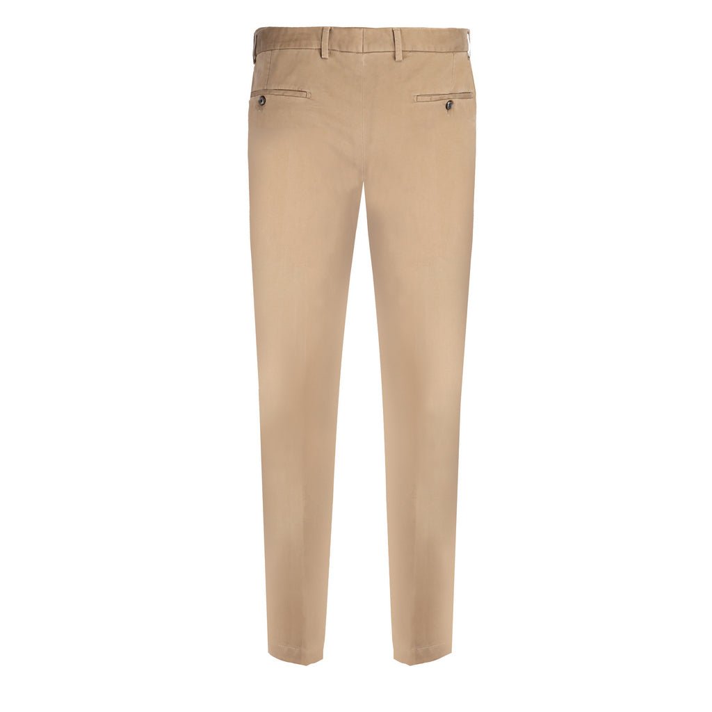 HENRY SARTORIAL X HILTL Modern 5 Pocket Chino BEIGE - Henry Bucks