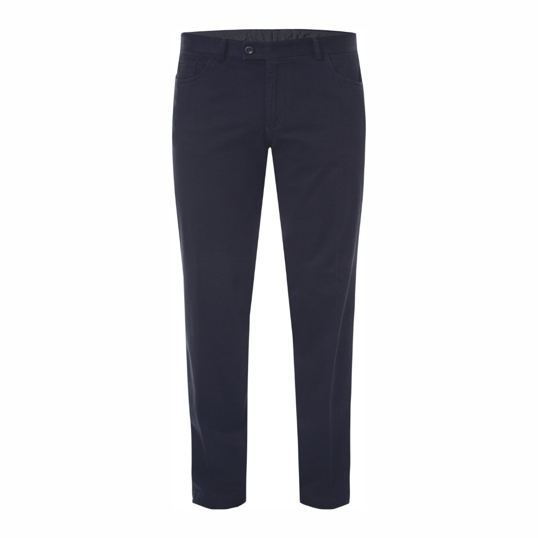 HENRY SARTORIAL X HILTL Modern 5 Pocket Chino NAVY - Henry BucksChinos38AW230097 - NAVY - 48