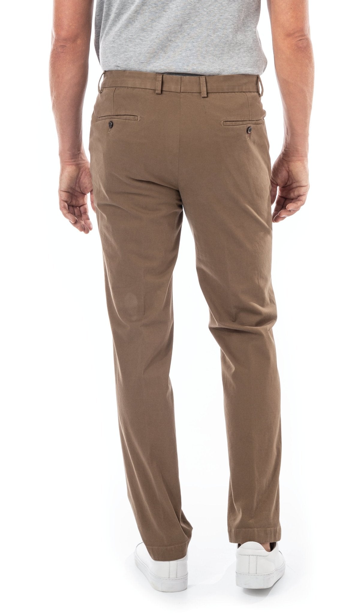 HENRY SARTORIAL X HILTL Modern 5 Pocket Chino SAND - Henry BucksChinos38AW230097 - SAND - 48