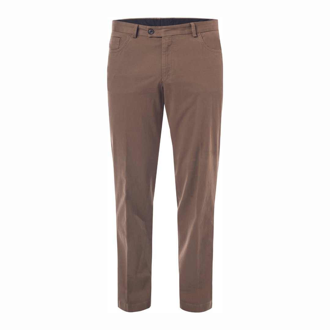 HENRY SARTORIAL X HILTL Modern 5 Pocket Chino SAND - Henry BucksChinos38AW230097 - SAND - 48