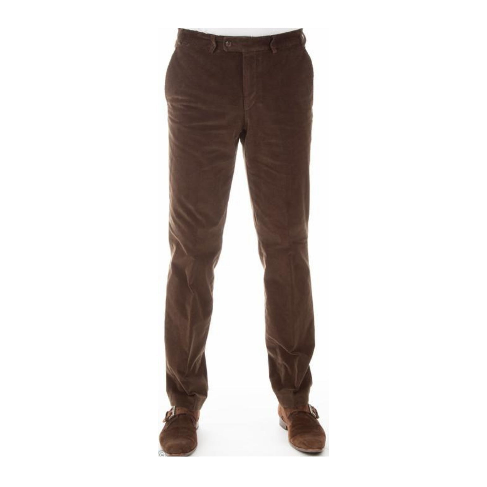 HENRY SARTORIAL X HILTL Parma SUPIMA® Corduroy Trouser BROWN - Henry BucksTrouser - Formal38AW217481 - BROWN - 48