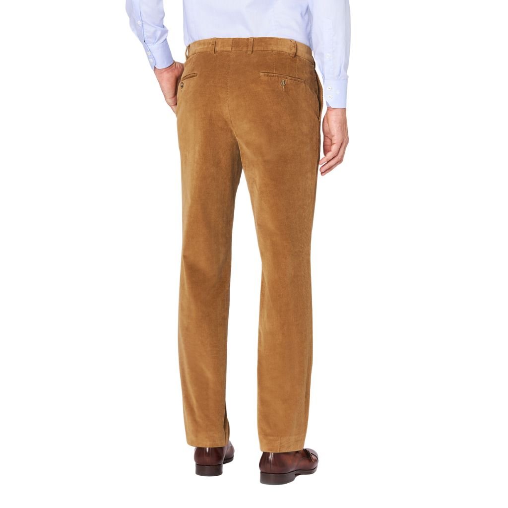 HENRY SARTORIAL X HILTL Parma SUPIMA® Corduroy Trouser CAMEL - Henry Bucks