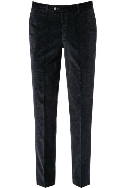 HENRY SARTORIAL X HILTL Parma SUPIMA® Corduroy Trouser DARK NAVY - Henry BucksTrouser - Formal38AW217481 - DKNV - 48