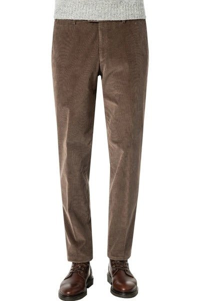 HENRY SARTORIAL X HILTL Parma SUPIMA® Corduroy Trouser SLATE - Henry BucksTrouser - Formal38AW217481 - SLATE - 48