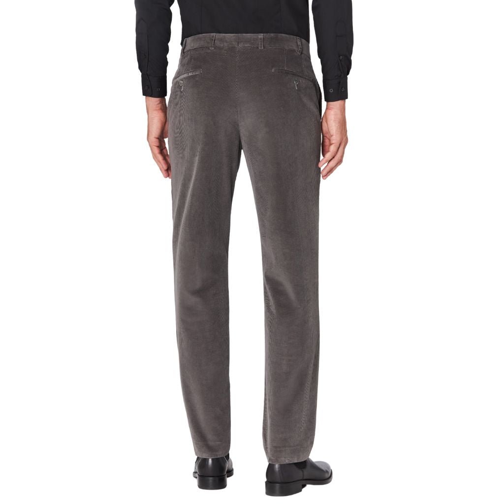 HENRY SARTORIAL X HILTL Parma SUPIMA® Corduroy Trouser SLATE - Henry Bucks