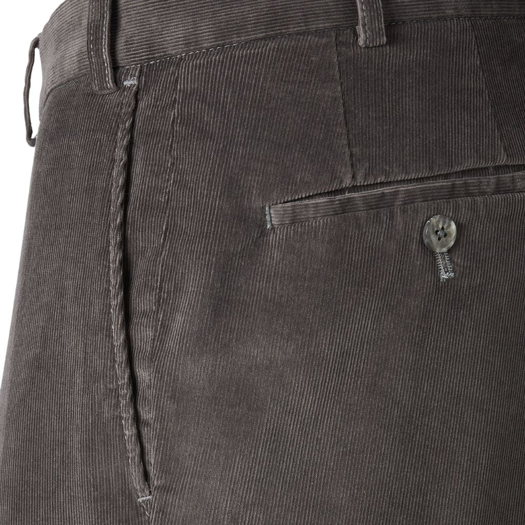 HENRY SARTORIAL X HILTL Parma SUPIMA® Corduroy Trouser SLATE - Henry Bucks