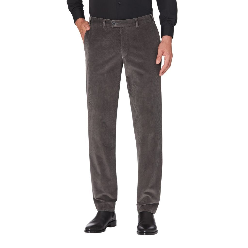 HENRY SARTORIAL X HILTL Parma SUPIMA® Corduroy Trouser SLATE - Henry Bucks