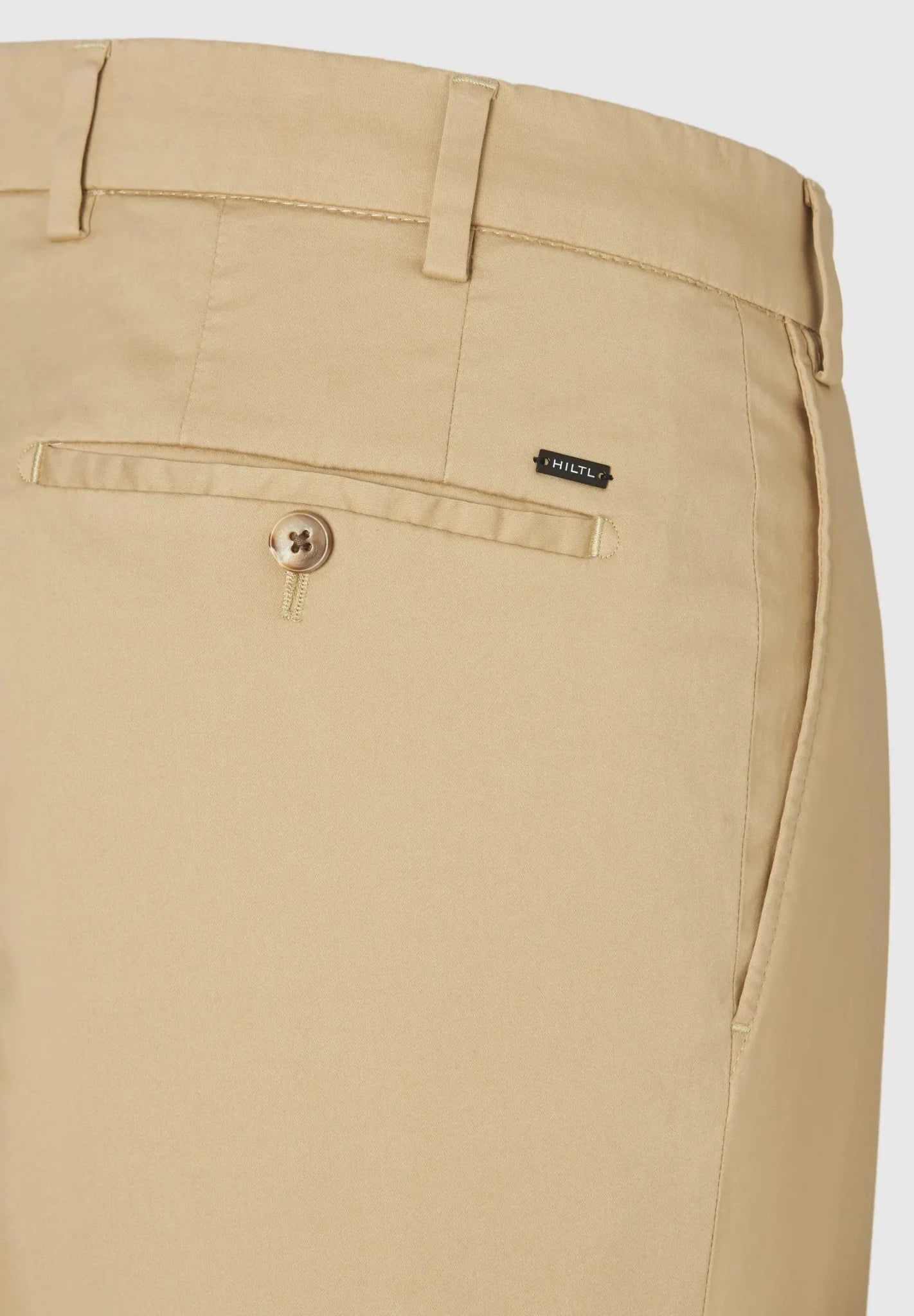 HENRY SARTORIAL X HILTL Primo Pleated Business Chino BEIGE - Henry Bucks