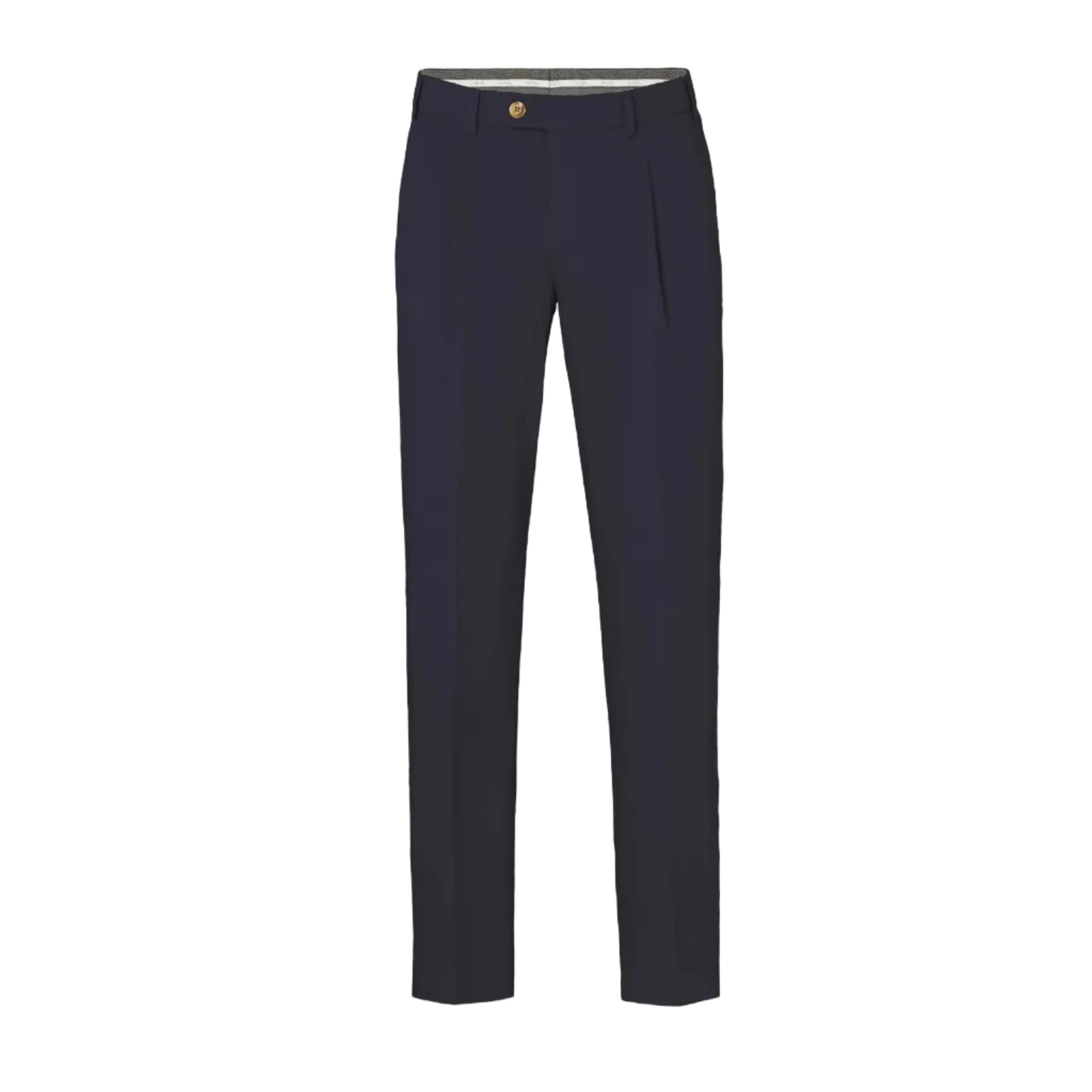 HENRY SARTORIAL X HILTL Primo Pleated Business Chino NAVY - Henry Bucks