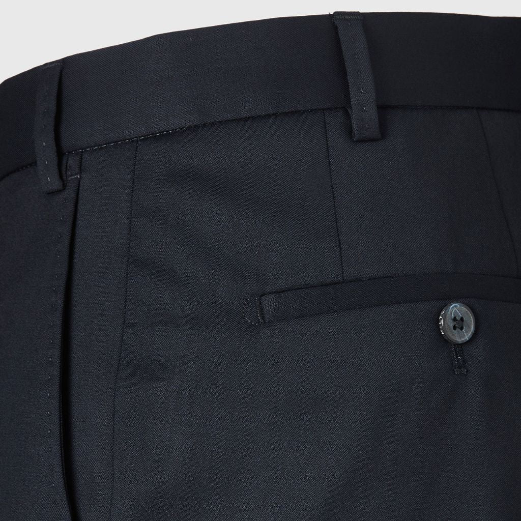 HENRY SARTORIAL X HILTL Wool Piecenza Trousers NAVY - Henry Bucks