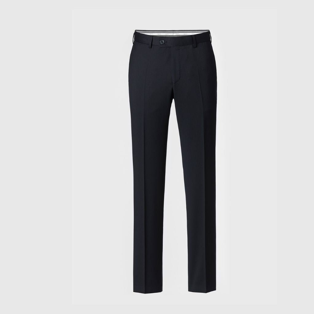 HENRY SARTORIAL X HILTL Wool Piecenza Trousers NAVY - Henry Bucks