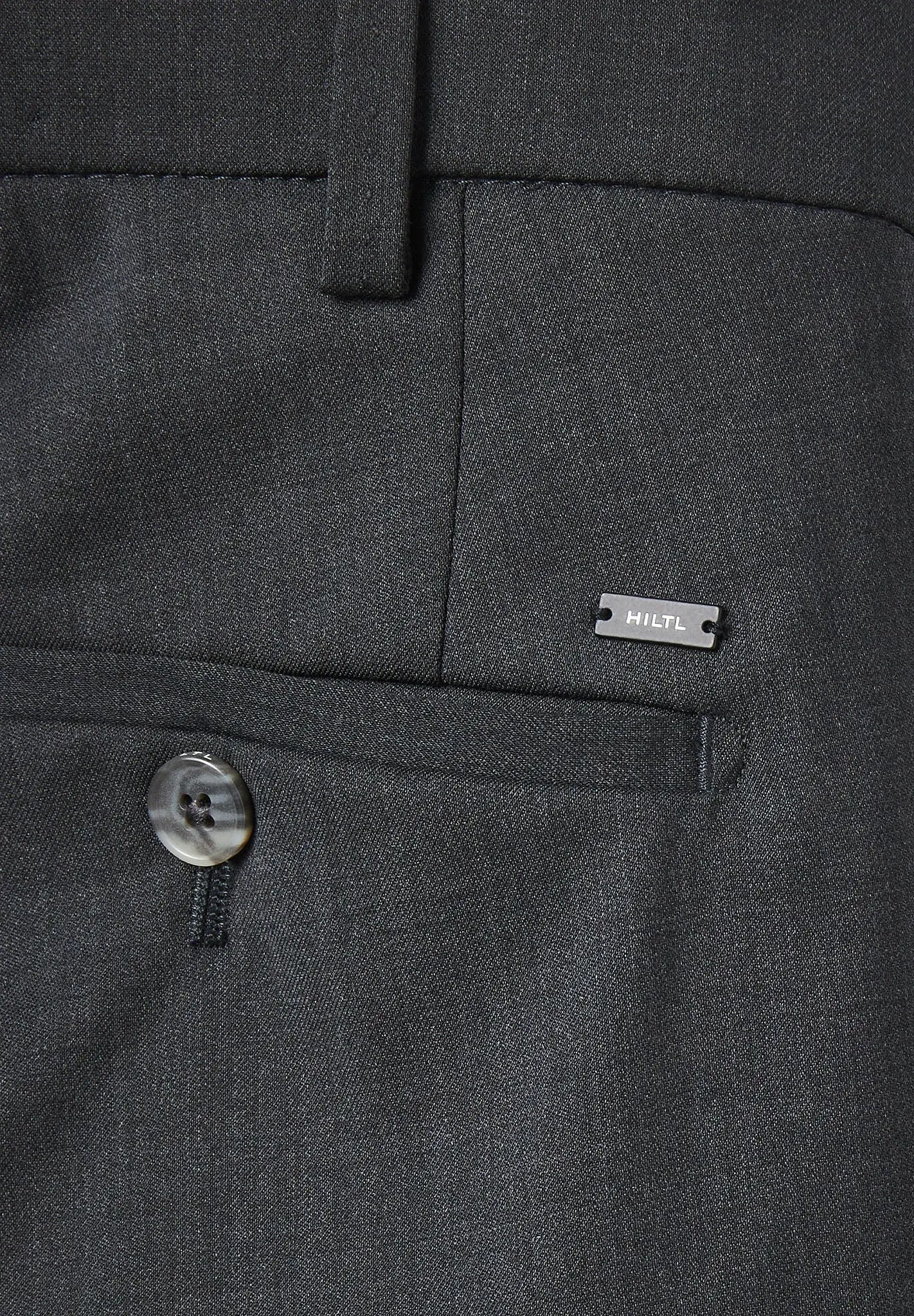 HENRY SARTORIAL X HILTL Wool Trouser CHARCOAL - Henry Bucks