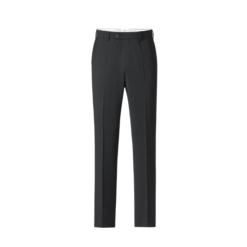 HENRY SARTORIAL X HILTL Wool Trouser CHARCOAL - Henry Bucks