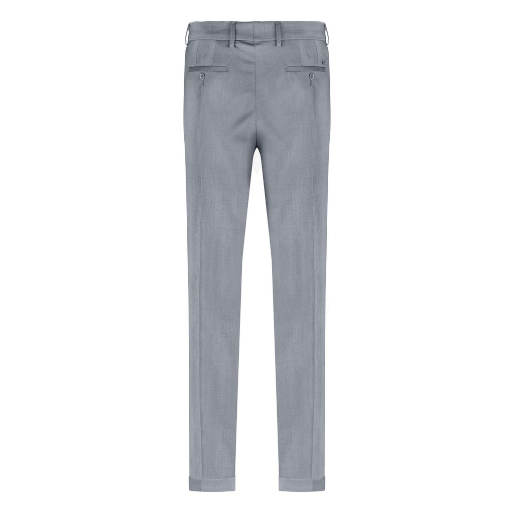 HENRY SARTORIAL X HILTL Wool Trouser GREY - Henry Bucks