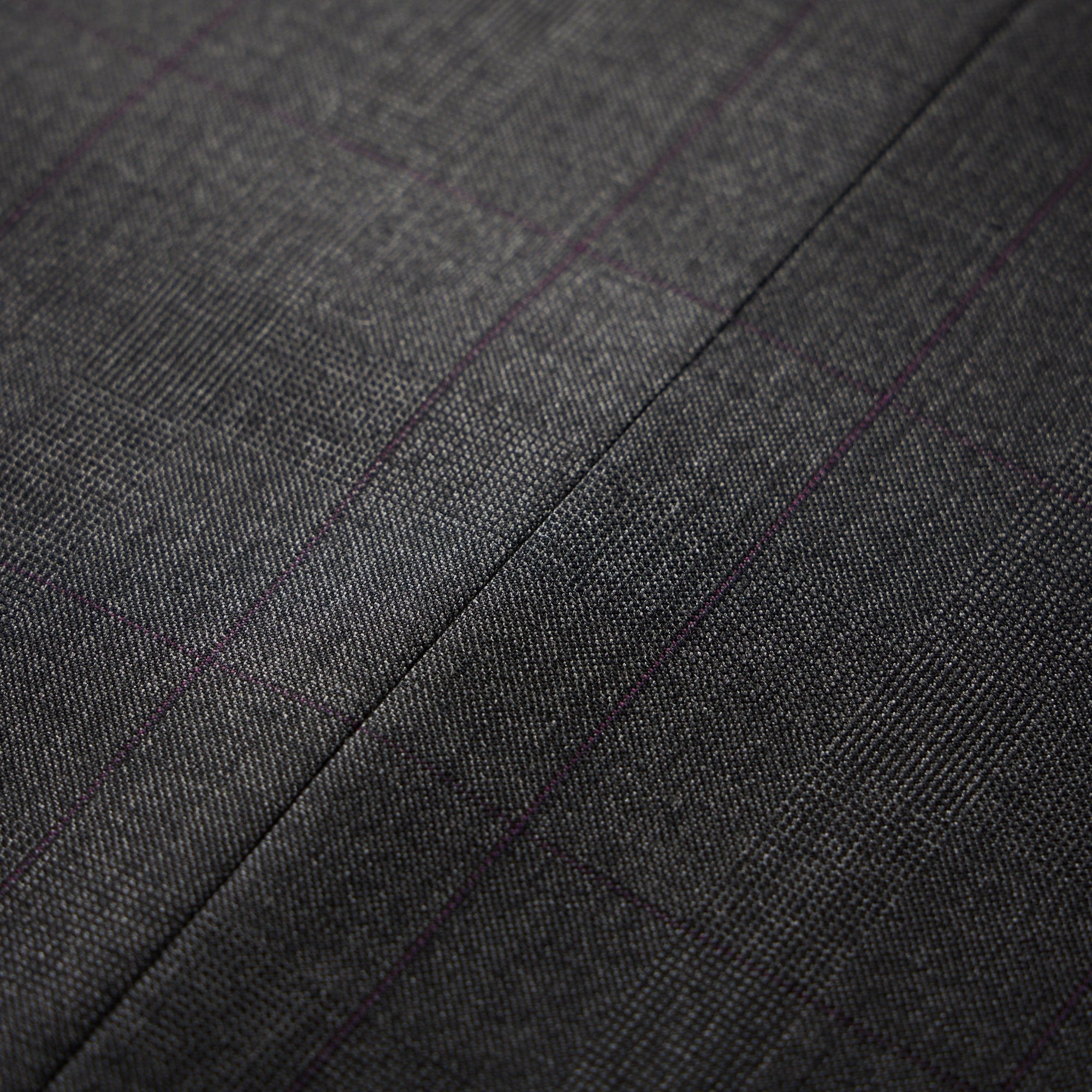 HENRY SARTORIAL X LATORRE Check Suit CHARCOAL/BOYSENBERRY - Henry BucksSuits23AW240211 - CHARBOYSEN - 48