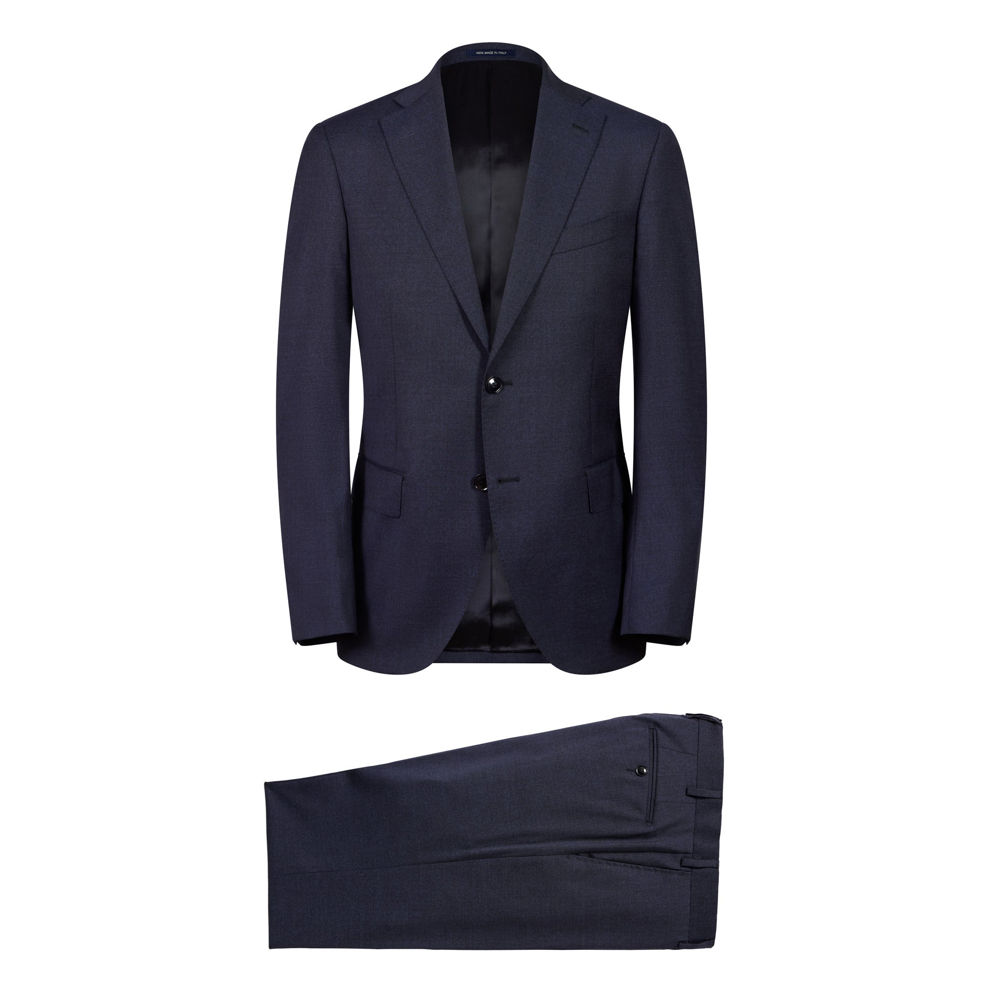 HENRY SARTORIAL X LATORRE Modello Suit NAVY BLUE - Henry BucksSuits23AW240210 - NVBL - 48