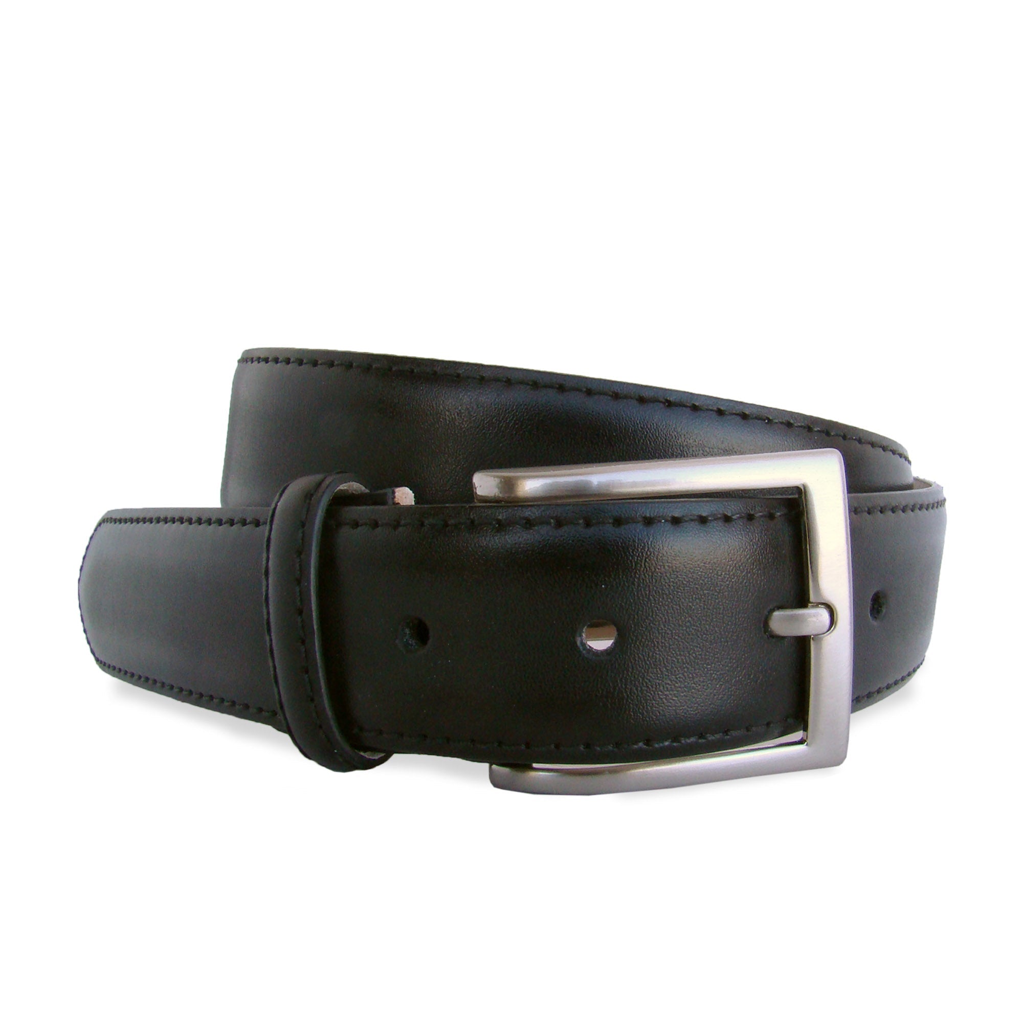 HENRY SARTORIAL x LEYVA Calf Leather Belt BLACK - Henry BucksBelts35BSR0002 - BLCK - 34"