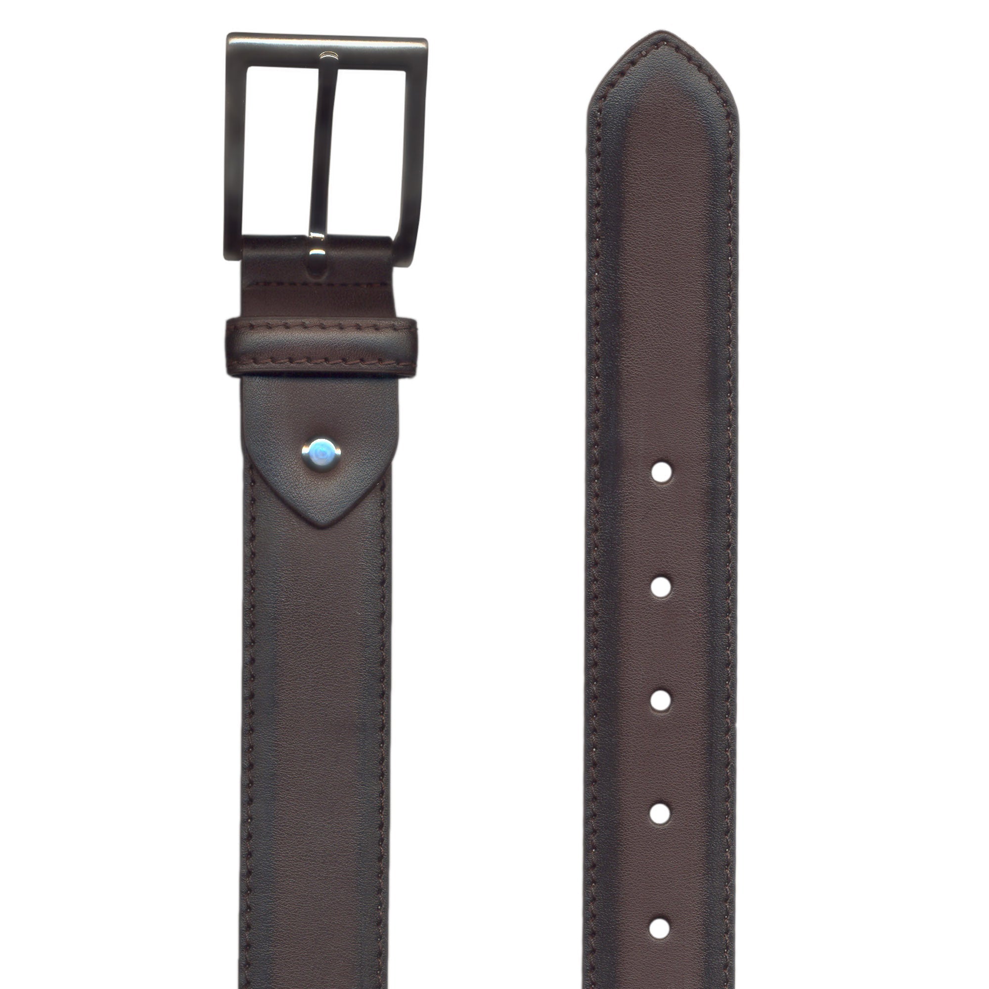 HENRY SARTORIAL x LEYVA Calf Leather Belt BROWN - Henry BucksBelts35BSR0002 - BROWN - 34