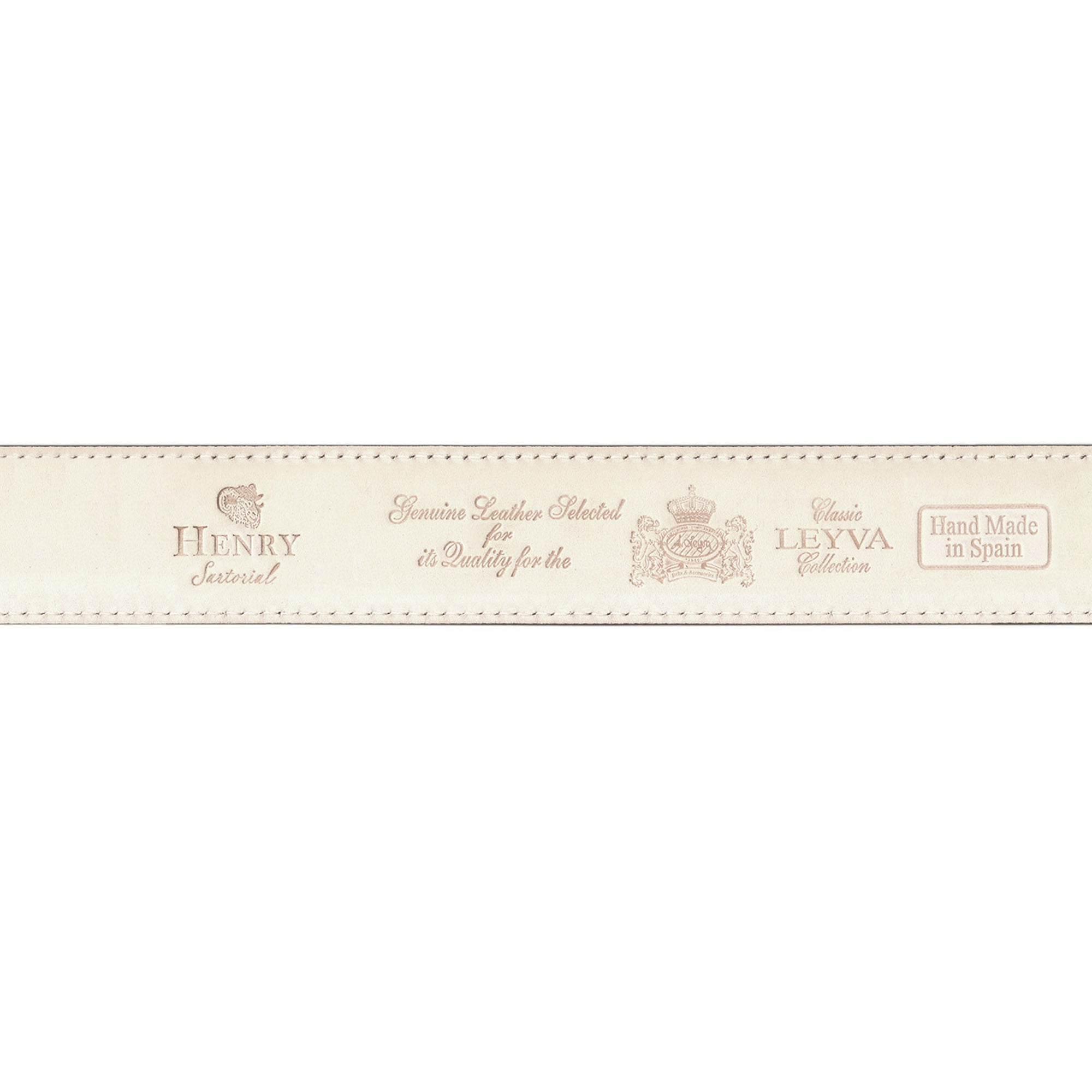 HENRY SARTORIAL x LEYVA Pebble Leather Belt TAN - Henry BucksBelts35BSR0003 - TAN - 34"