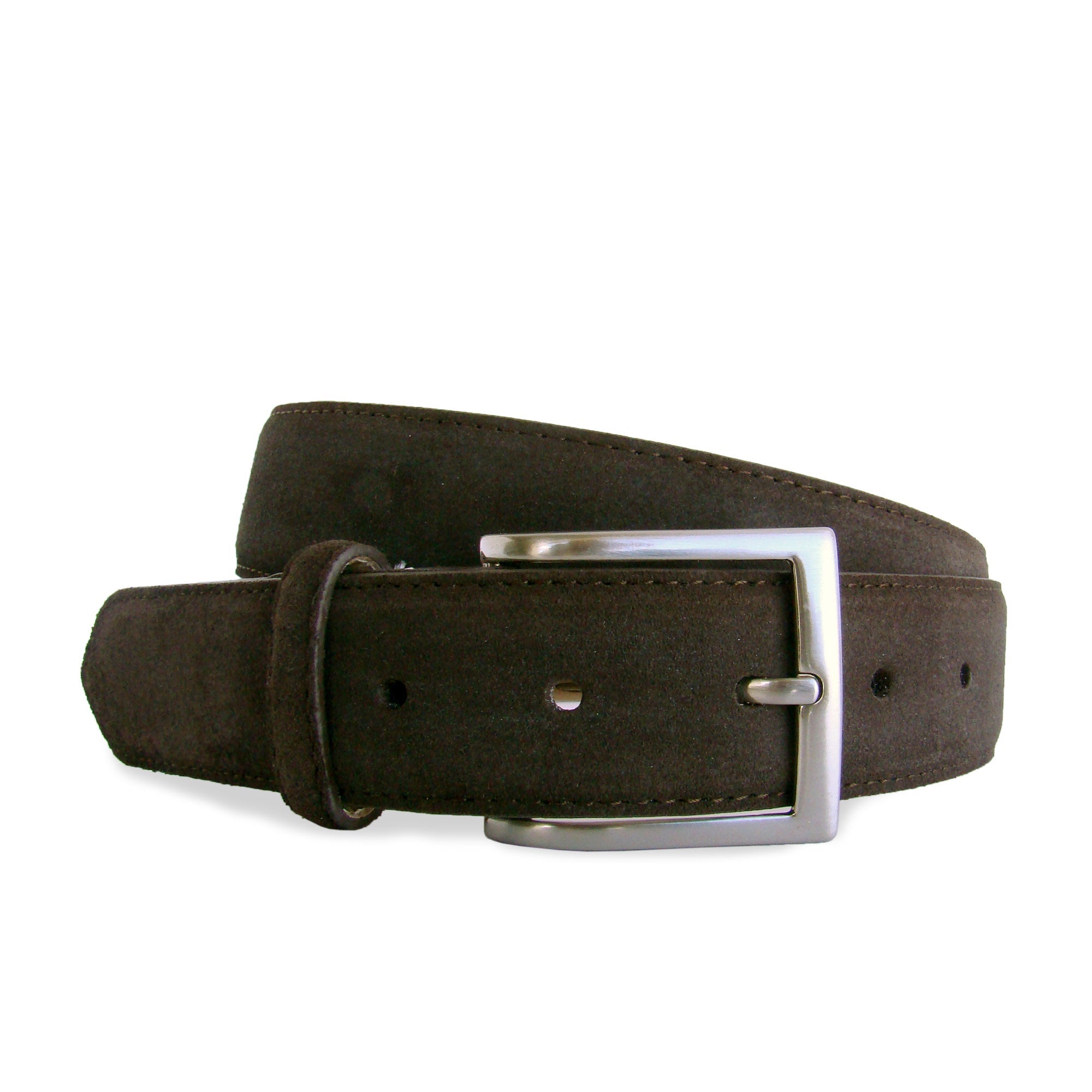 HENRY SARTORIAL x LEYVA Suede Leather Belt BROWN - Henry BucksBelts35AW230005 - BROWN - 34