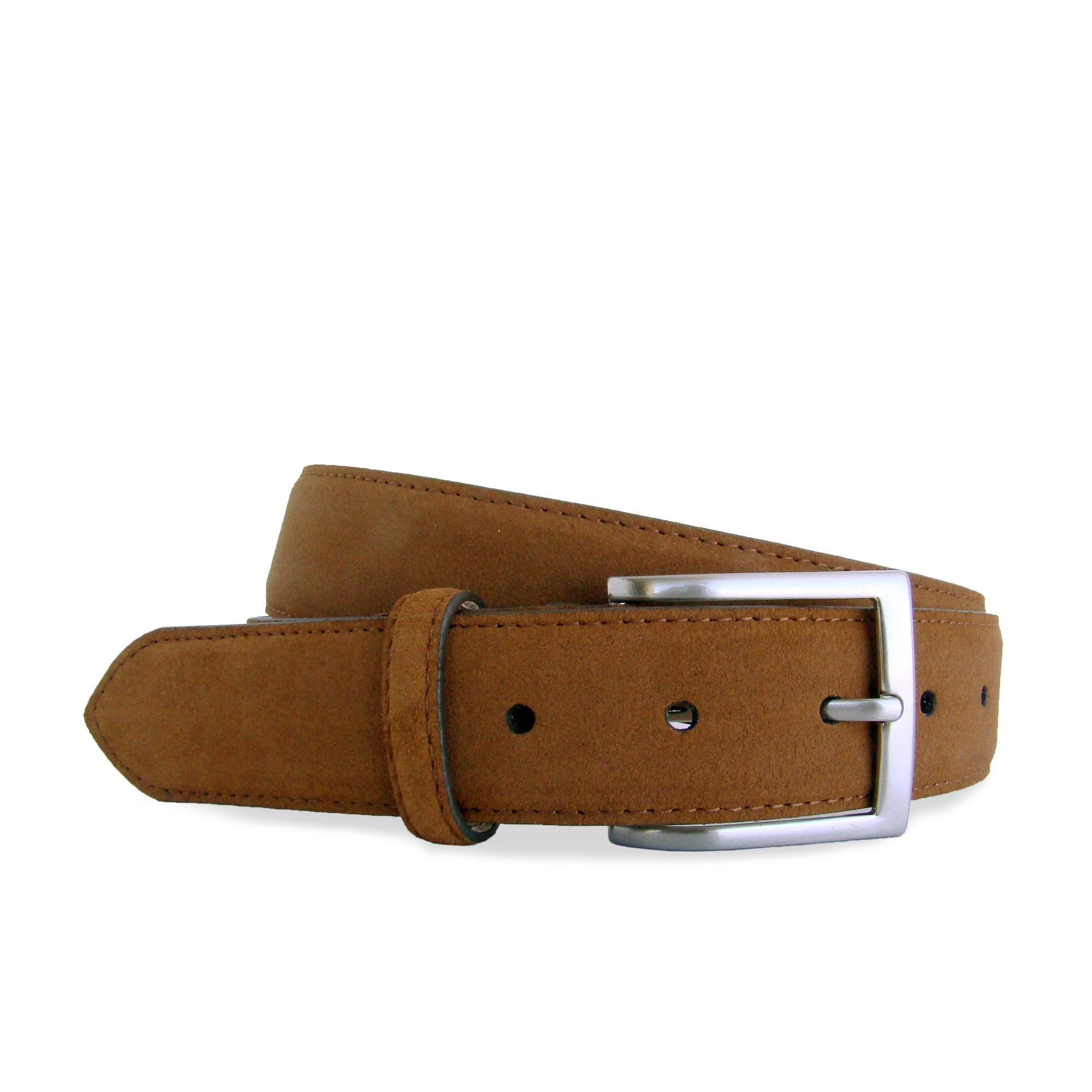 HENRY SARTORIAL x LEYVA Suede Leather Belt TAN - Henry BucksBelts35AW230005 - TAN - 34"