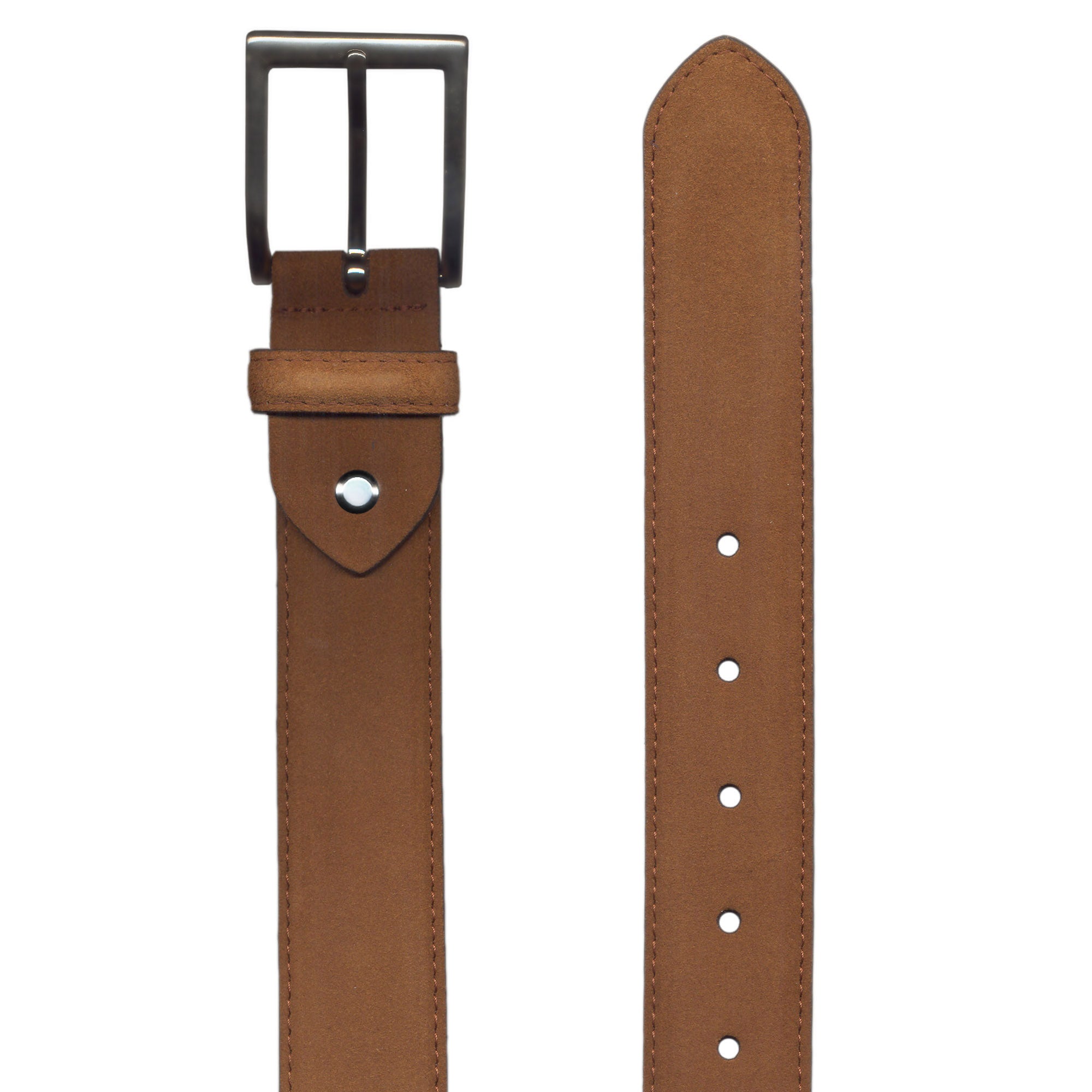 HENRY SARTORIAL x LEYVA Suede Leather Belt TAN - Henry BucksBelts35AW230005 - TAN - 34"