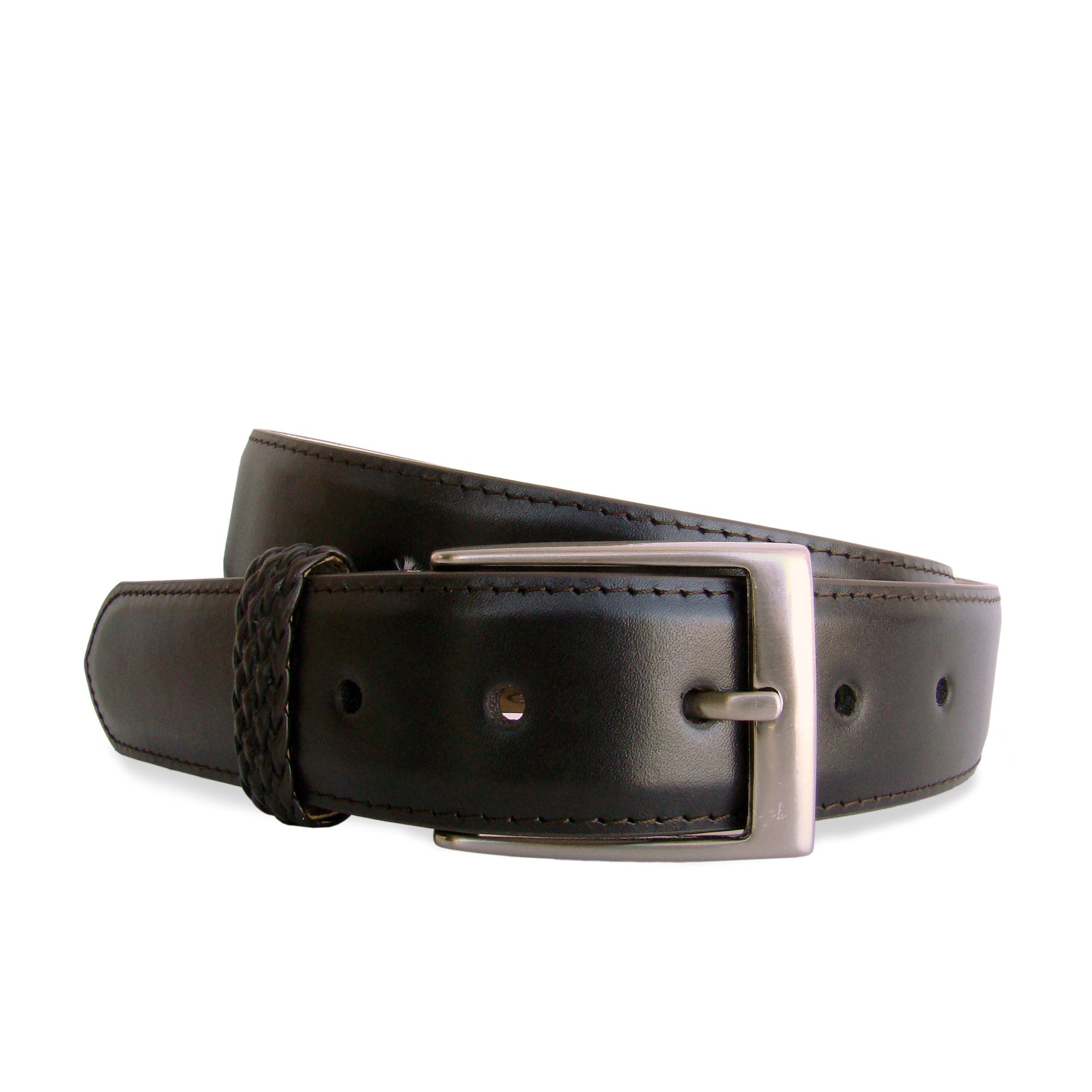 HENRY SARTORIAL x LEYVA Textured Edge Belt BROWN - Henry BucksBelts35AW230007 - BROWN - 34