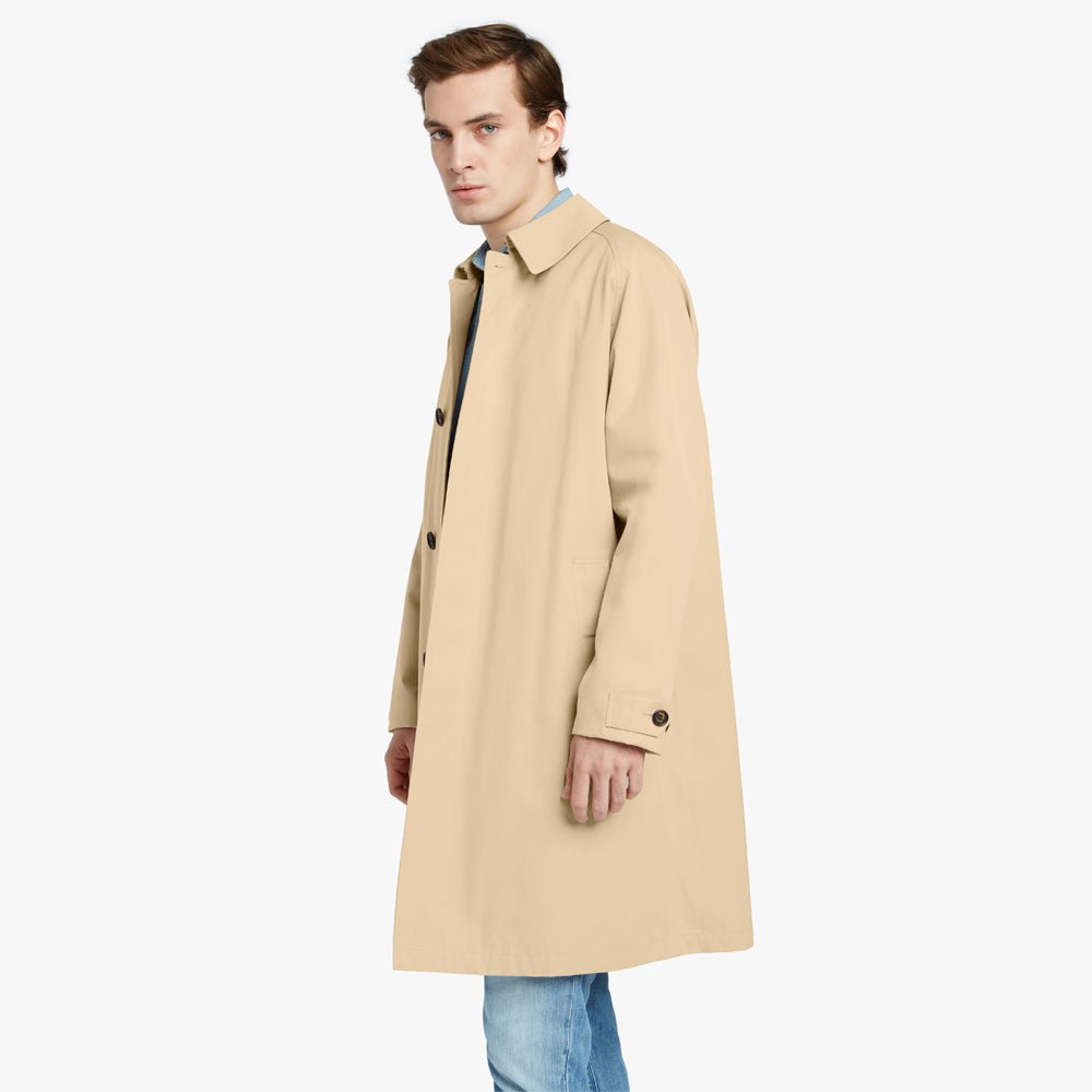 HENRY SARTORIAL X SEALUP Raglan Raincoat BEIGE REG - Henry BucksOvercoats24AW230016 - BEIG - R - 48