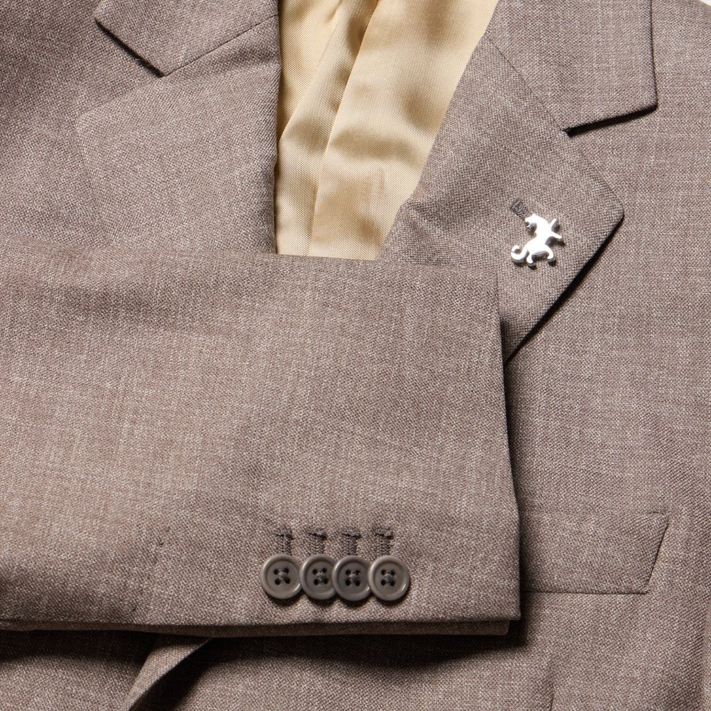 HENRY SARTORIAL X TOMBOLINI Wool Suit BEIGE - Henry Bucks